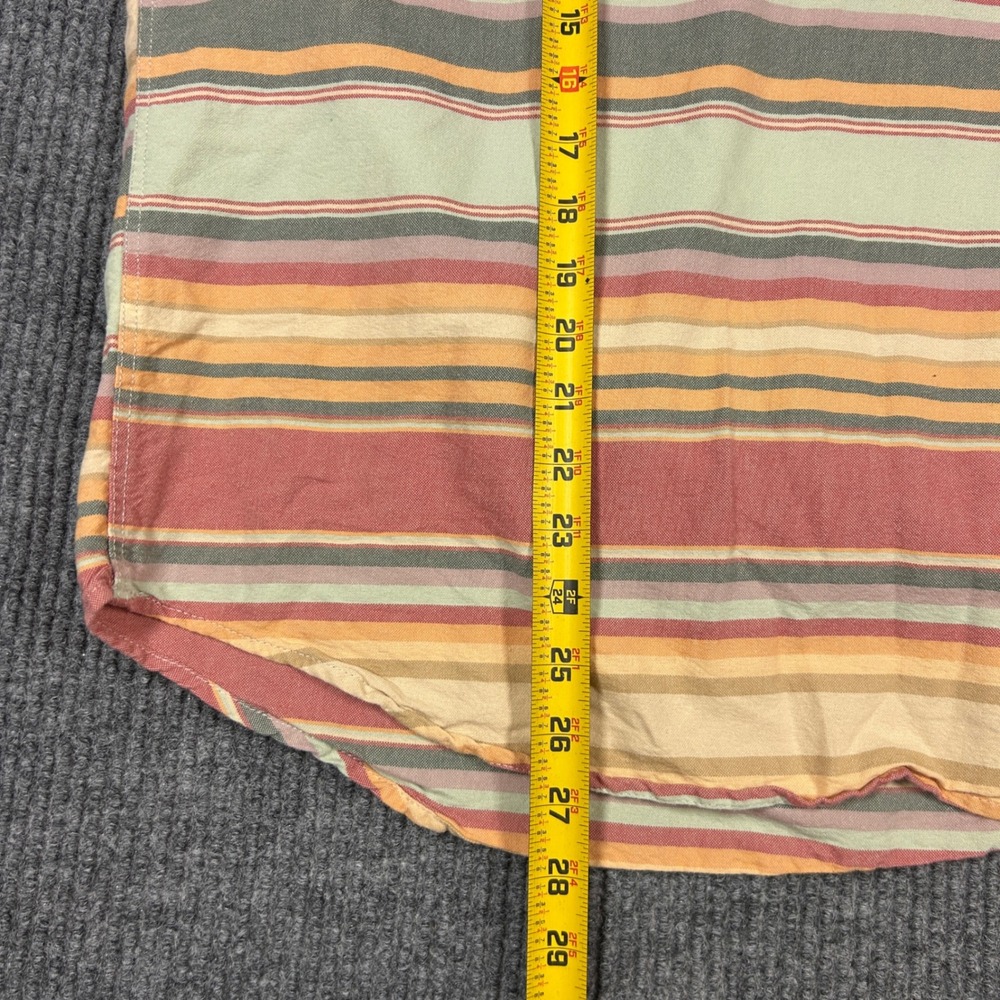 American‎ Eagle Outfitters Shirt Men's L Striped Long Sleeve Button Up Henely - Picture 5 of 8